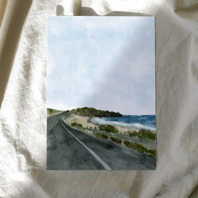custom landscape illustration