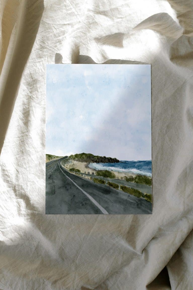 custom landscape illustration