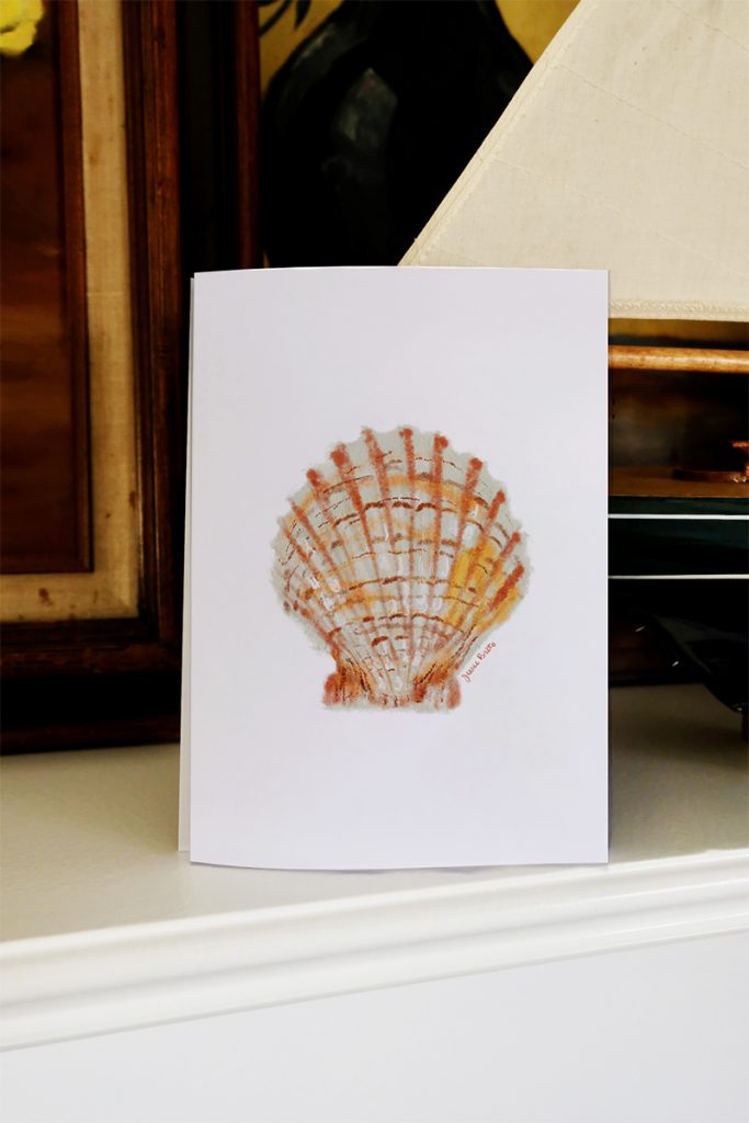 Shell Ocean Costal Greeting Card