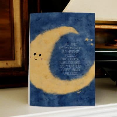 Moon sky night celeste quote