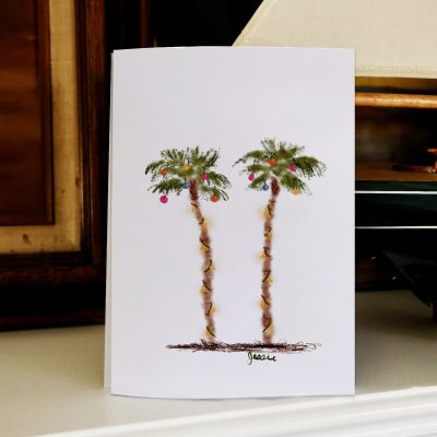 Palm Tree Holiday Christmas Desert