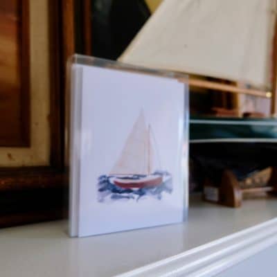 Note Card Set Sailboat