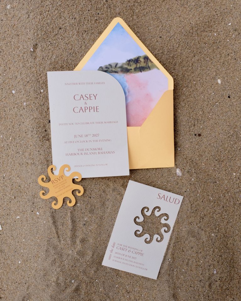 save the date wedding suite sun destination full
